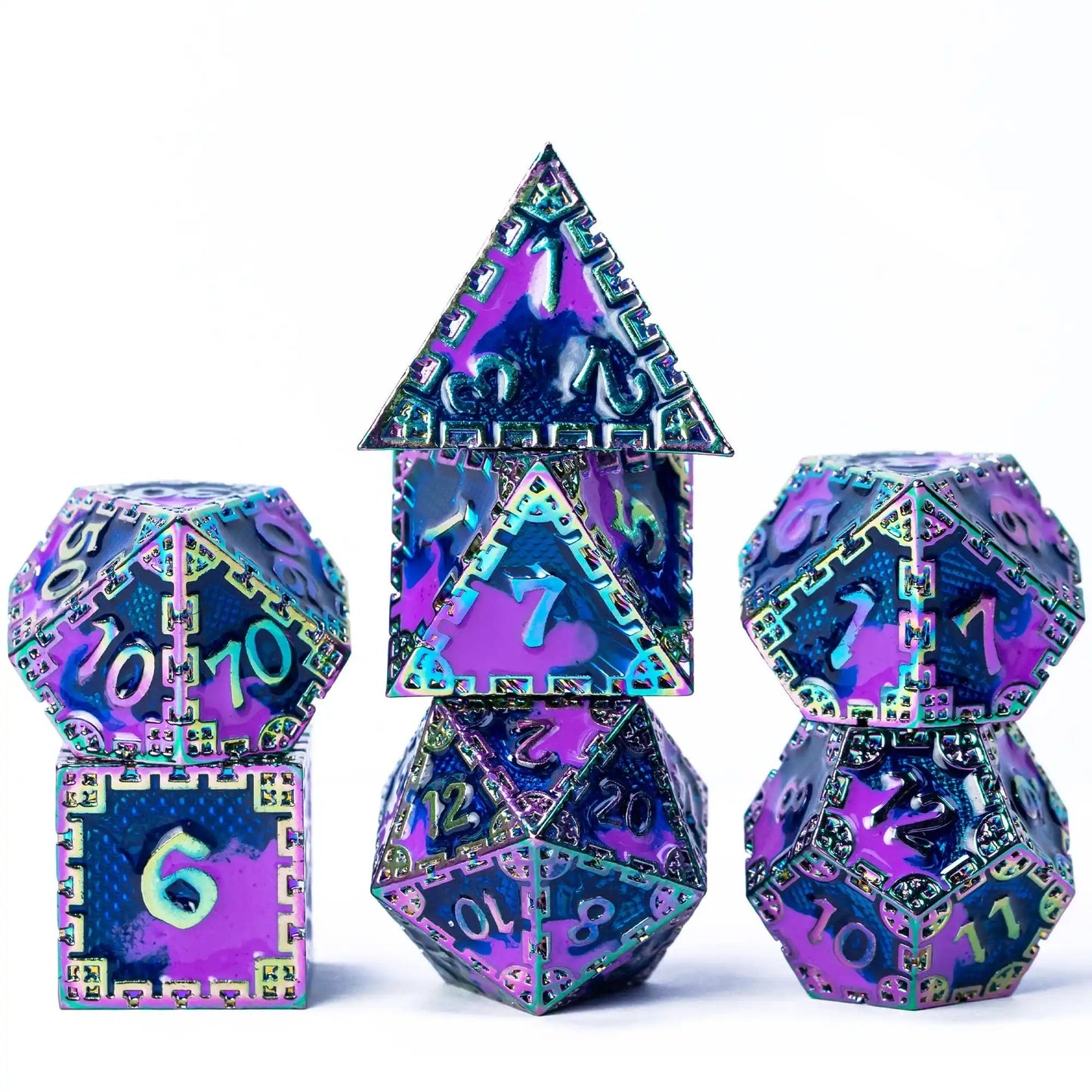 Chain Bezel - Purple Splatter