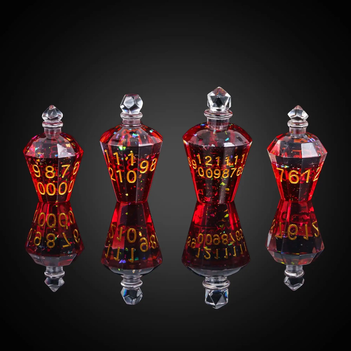 Potion Bottles Dice - Purple Spider