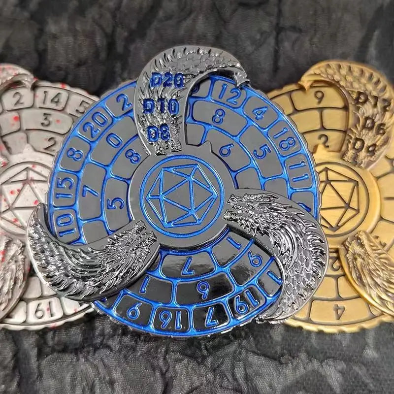 Coiling Dragons Roulette Dice - Red