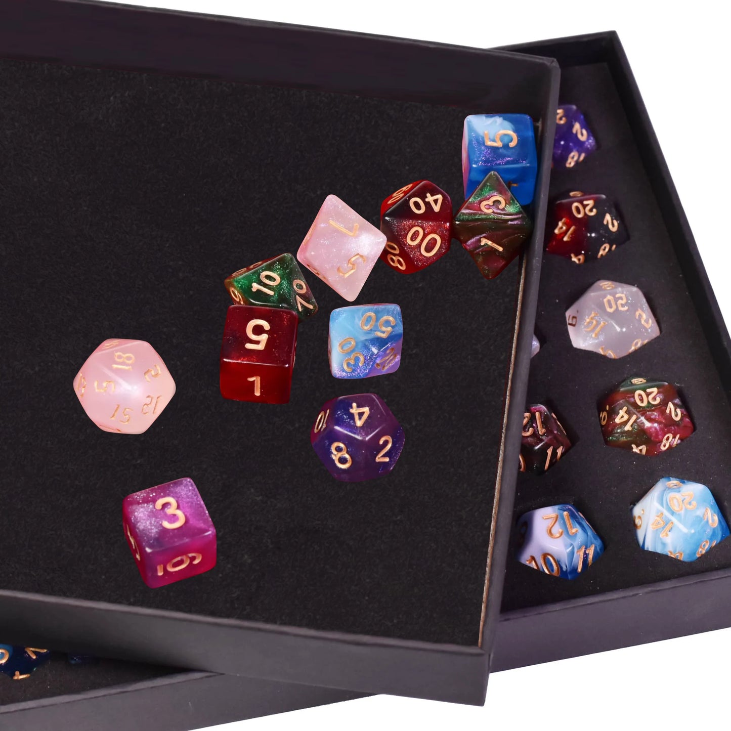 Dice Gift Box (5 sets of dice) - Devil