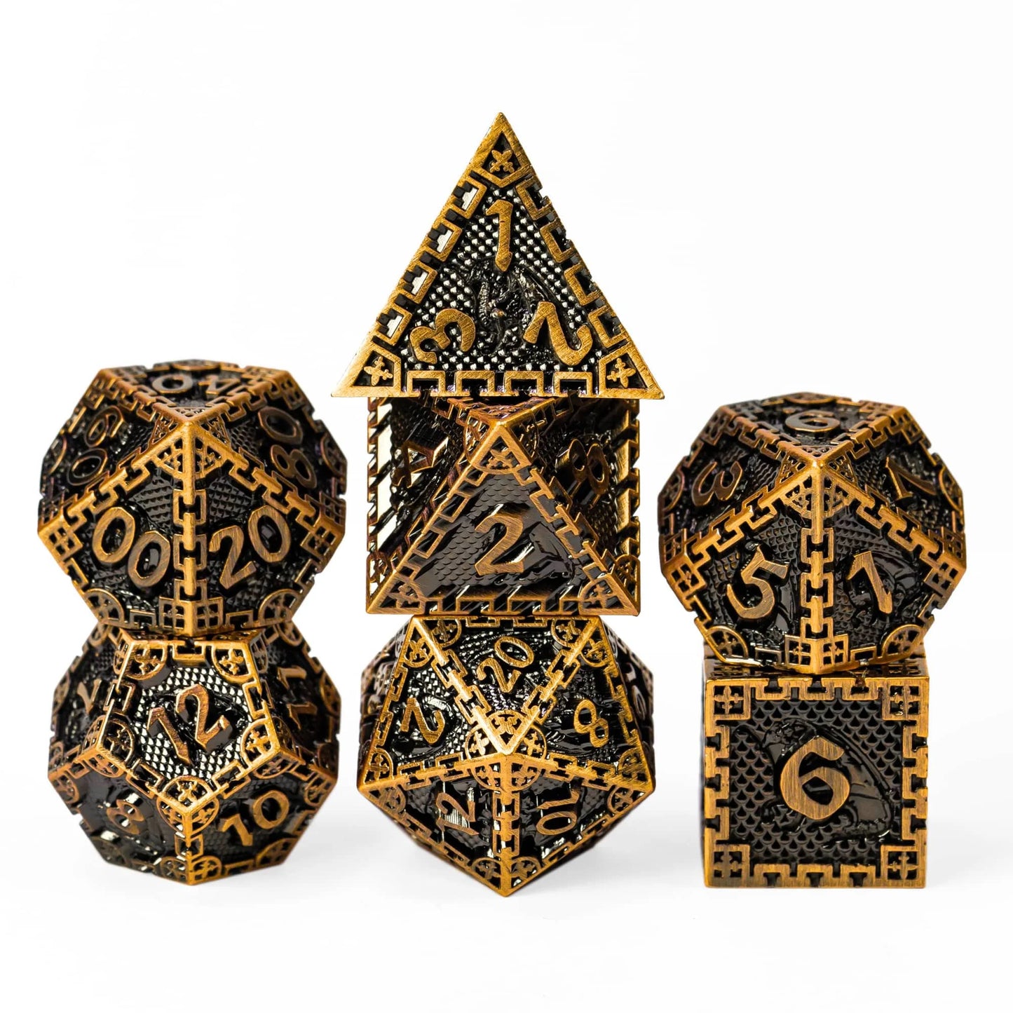 Chain Bezel - Ancient Gold