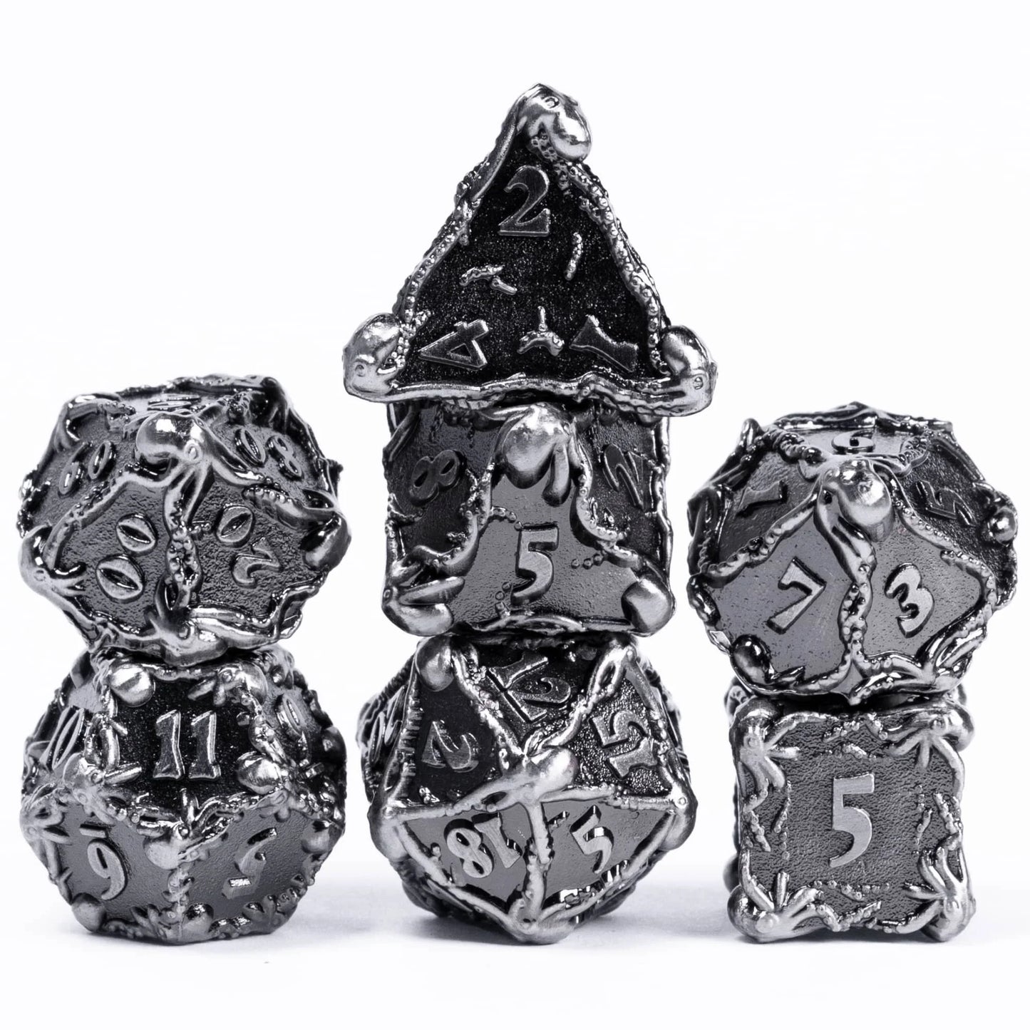 Cthulhu Metal Dice - Ancient Silver