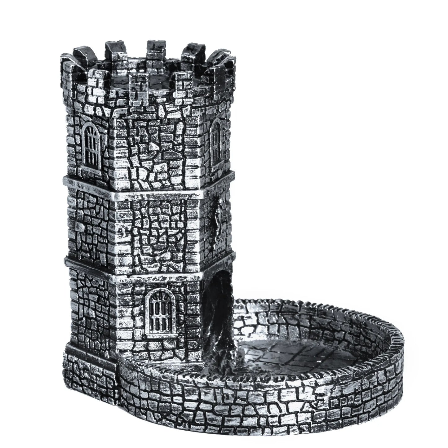 Castle Dice Tower - Ancient Silver