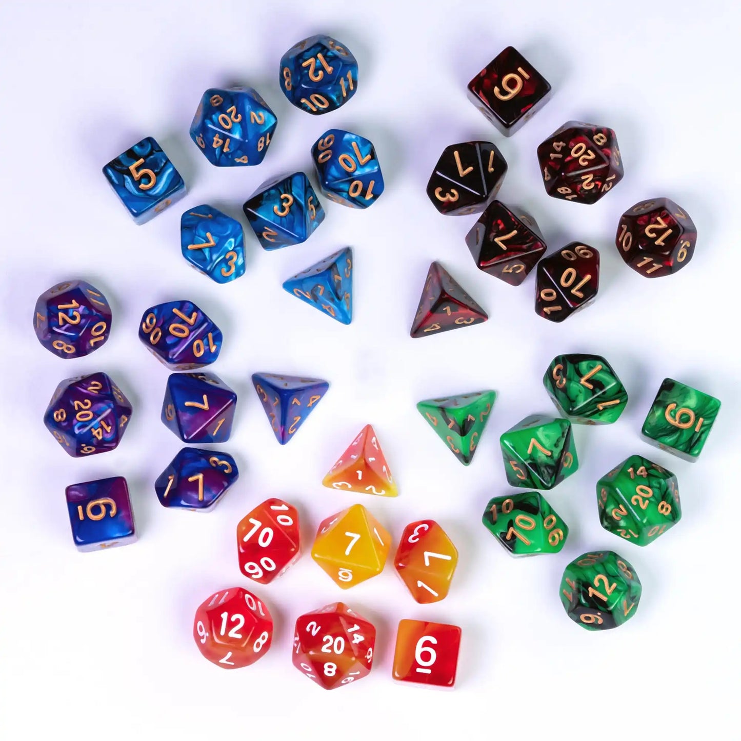 Dice Gift Box (5 sets of dice) - Devil