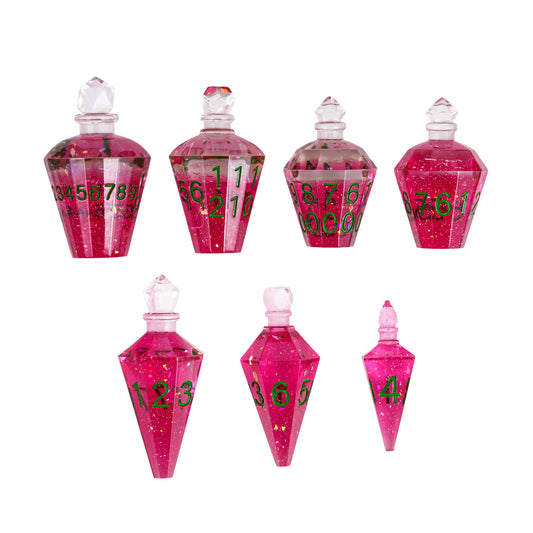 Potion Bottles Dice - Pink