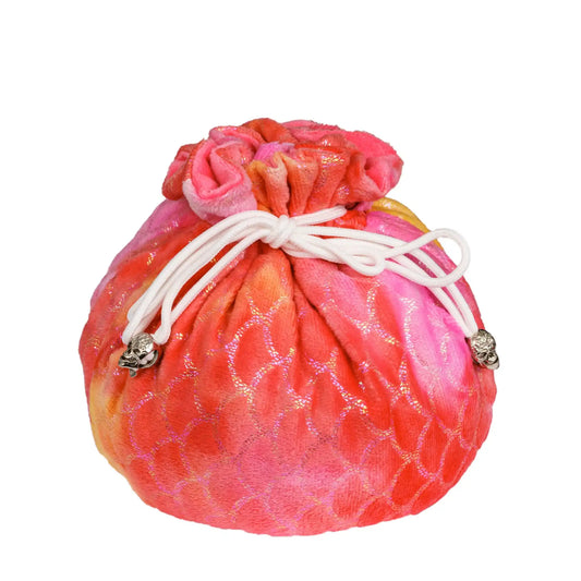 D20 Drawstring Dice Bag - Scales