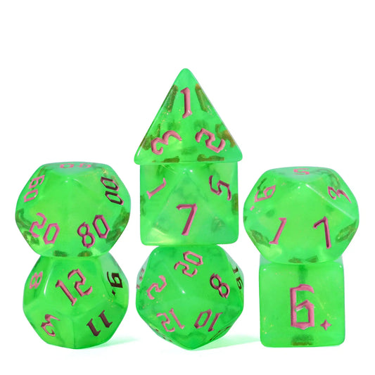 Glitter Dice - Green