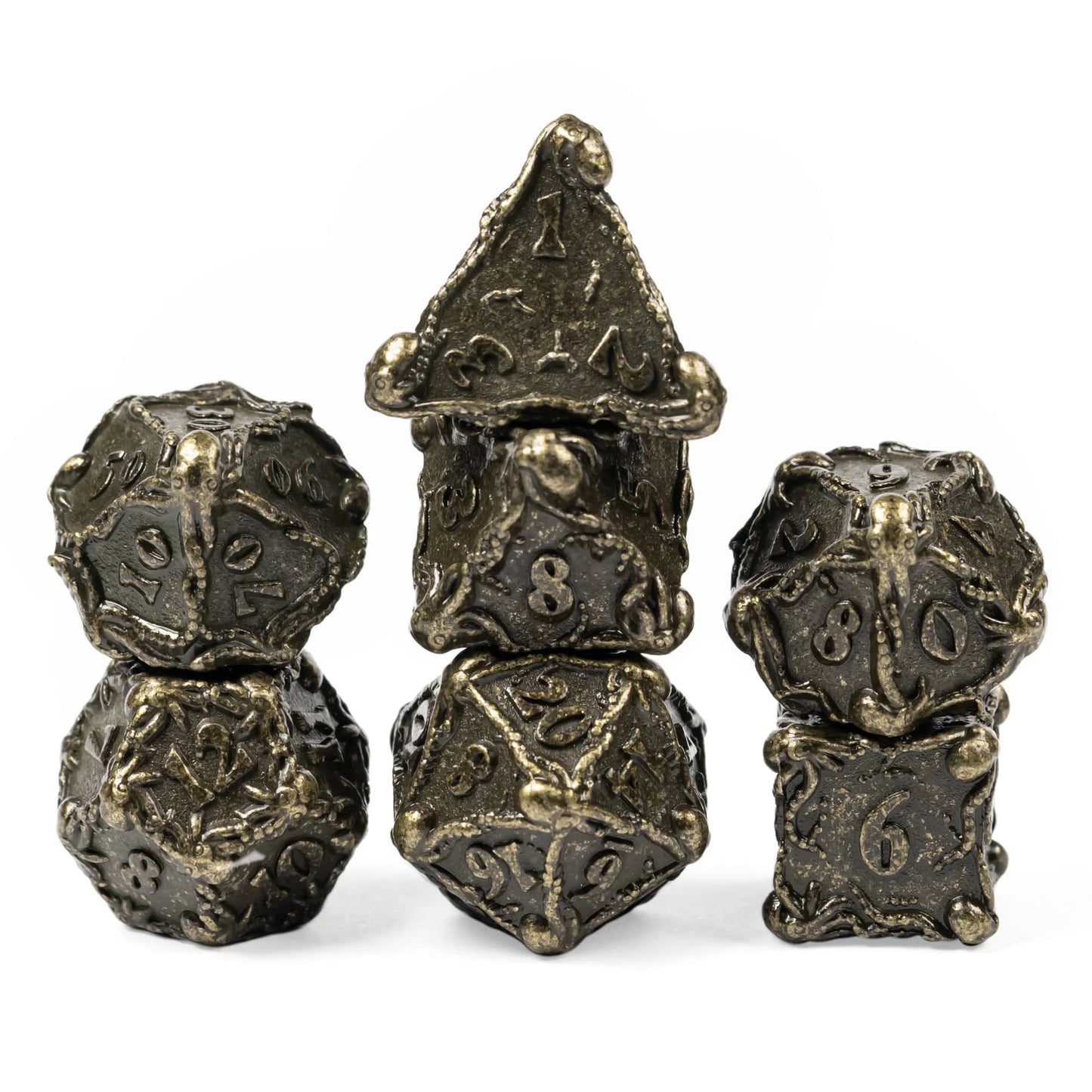 Cthulhu Metal Dice - Bronze