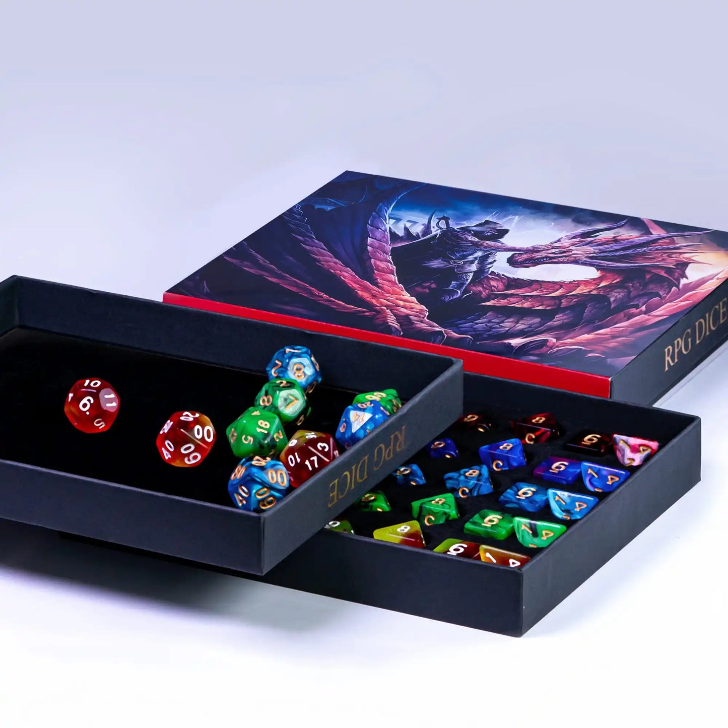 Dice Gift Box (5 sets of dice) - Dragon Tamer