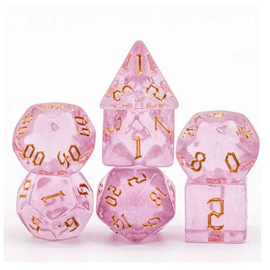 Glitter Dice - Pink