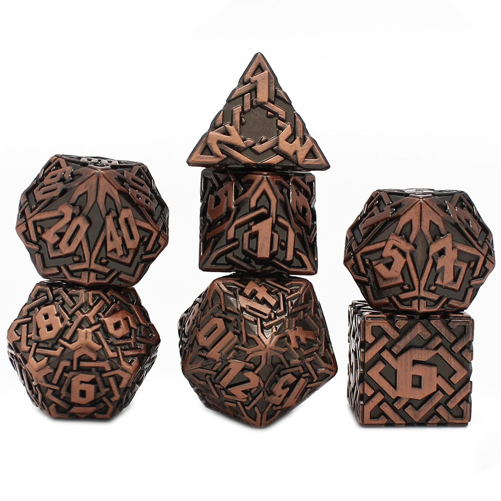 Celtic Metal Dice - Bronze