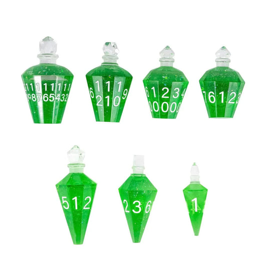 Potion Bottles Dice - Green