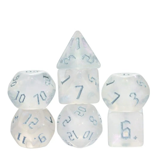 Glitter Dice - Transparent