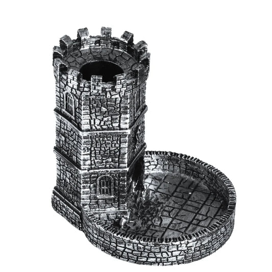 Castle Dice Tower - Ancient Silver