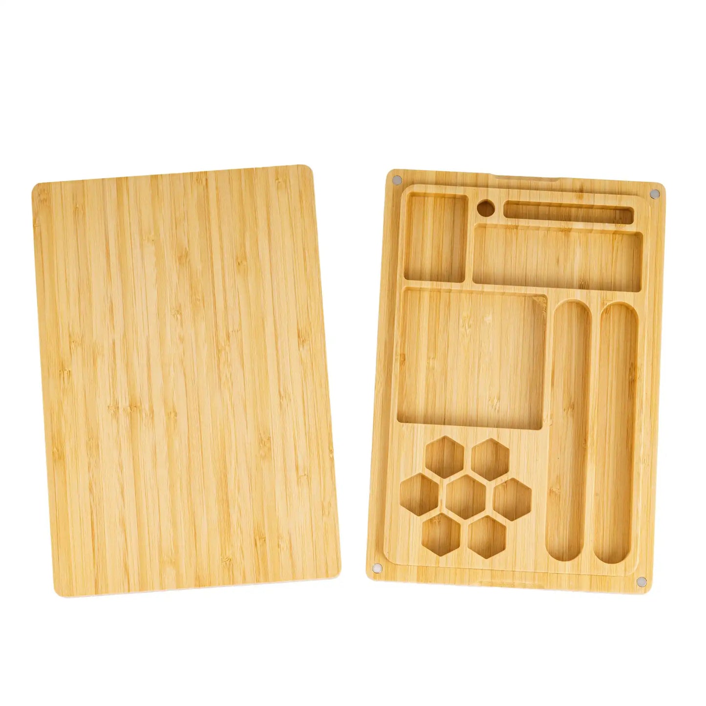 Wooden Dice Case and Tray - Dragon Rectangular