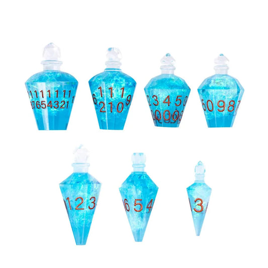 Potion Bottles Dice - Blue Flash
