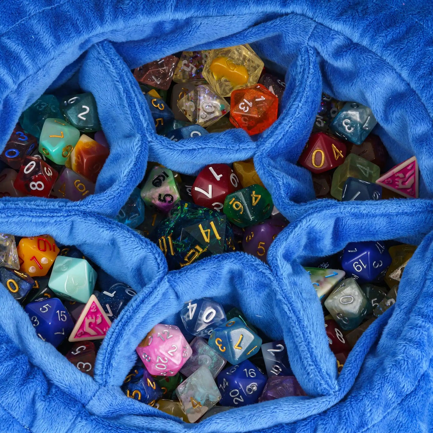 D20 Drawstring Dice Bag - Scales