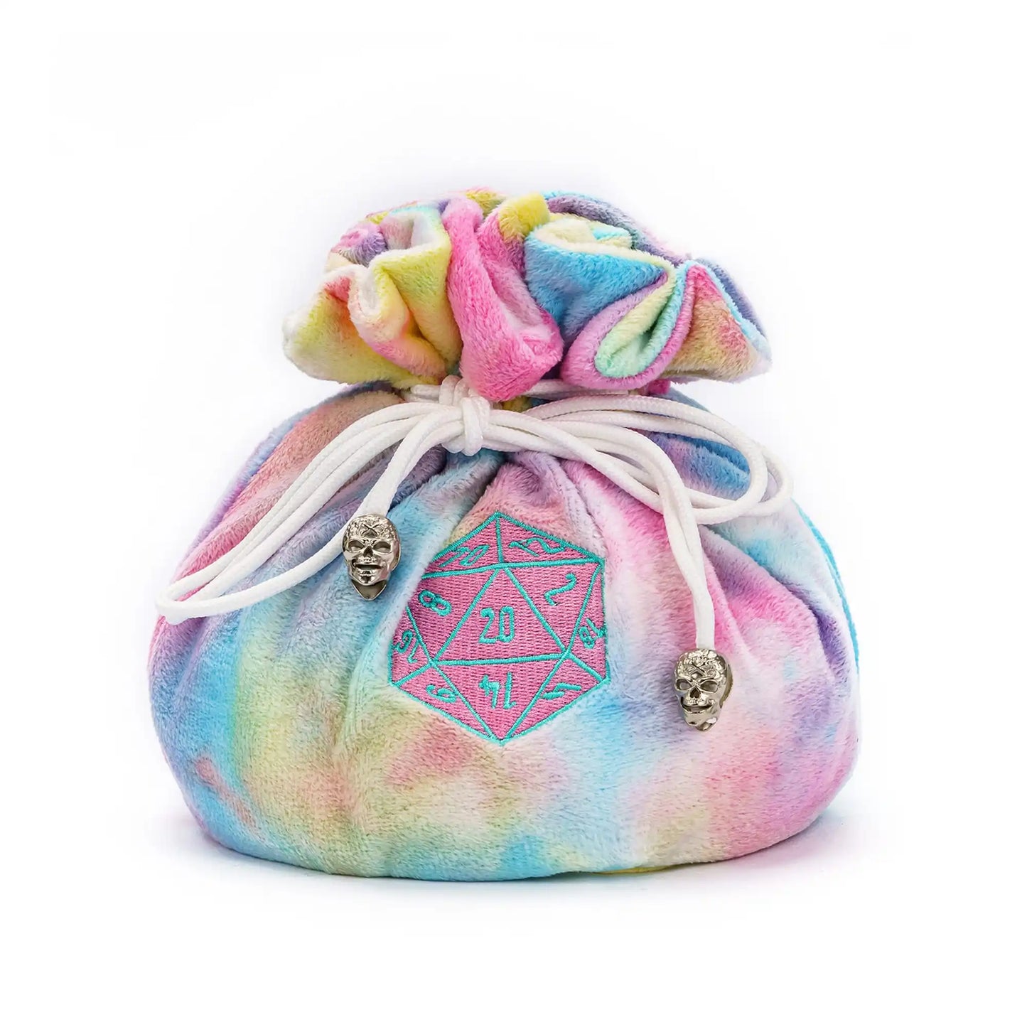 D20 Drawstring Dice Bag - Rainbow