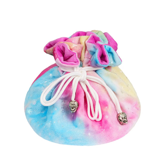 D20 Drawstring Dice Bag - Rainbow Moon