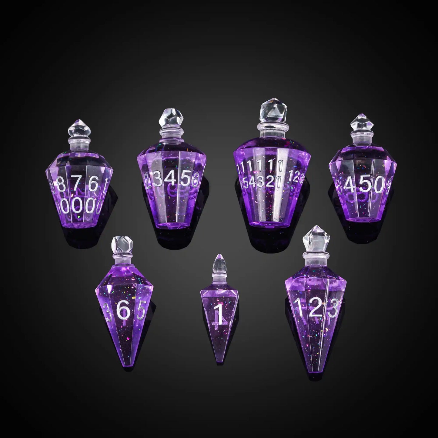 Potion Bottles Dice - Red